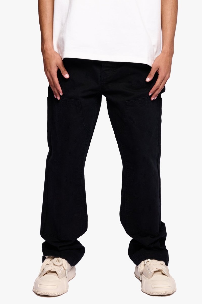 Hound Straight Jeans Black Washed - Valabasas