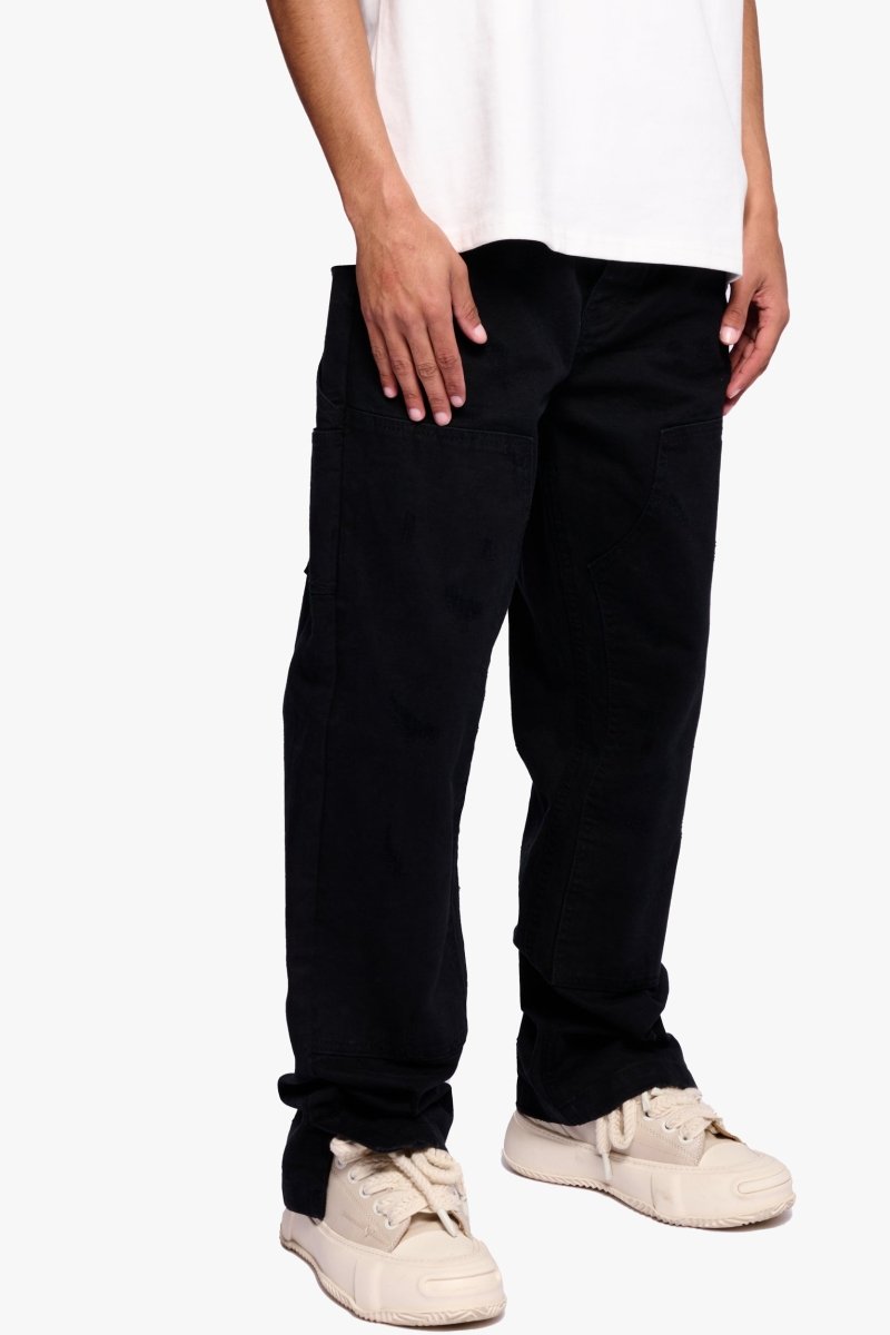 Hound Straight Jeans Black Washed - Valabasas