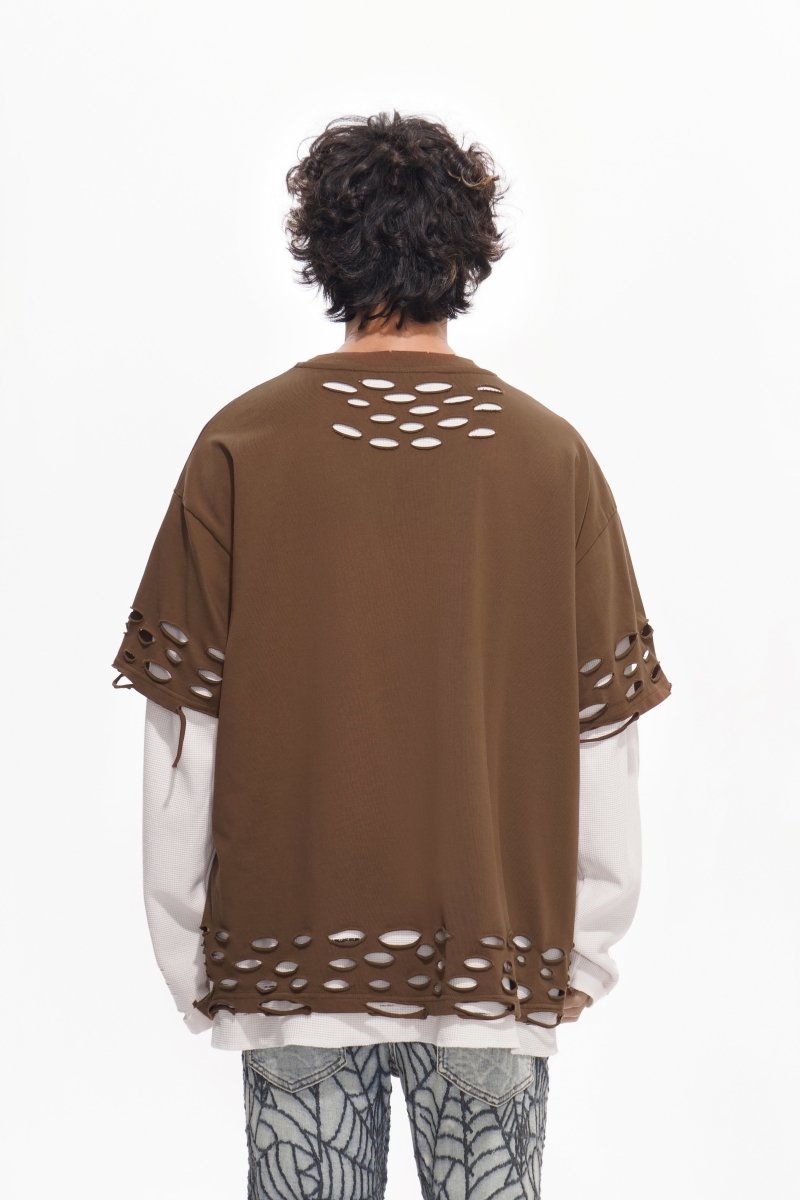 Iced Thermal Sweater Brown - Valabasas