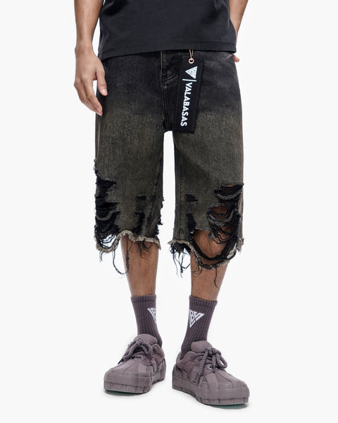 Iceland Dark Grey Wash Jorts – Valabasas