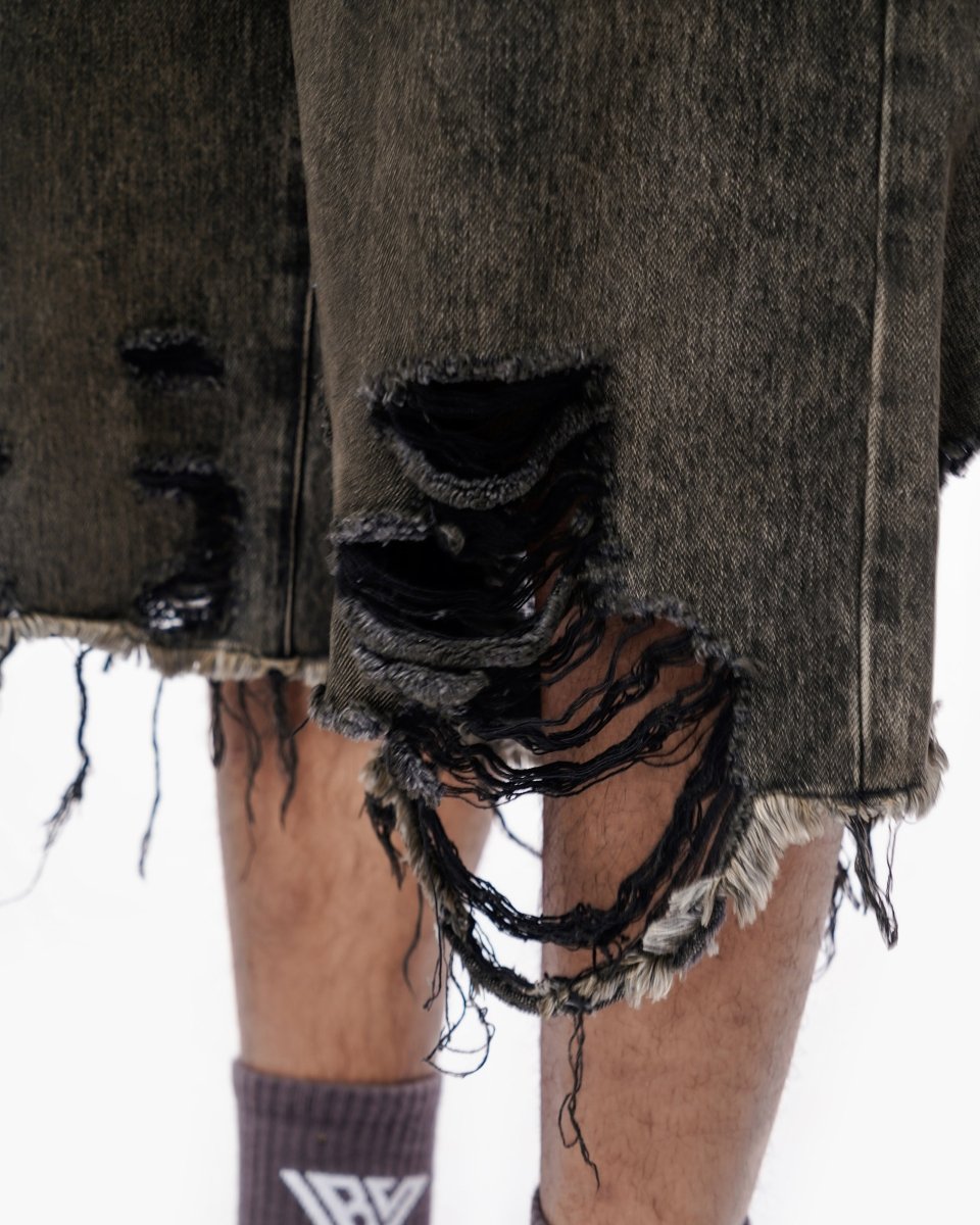 Iceland Dark Grey Wash Jorts - Valabasas