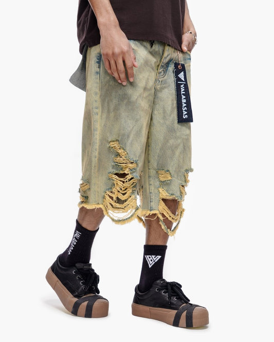 Iceland Jorts Vintage Wash - Valabasas