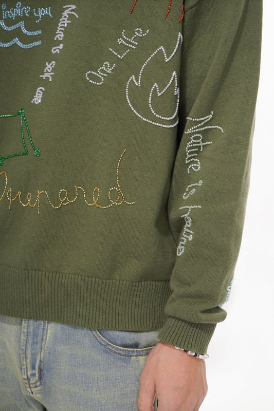 Ignition Green Crewneck - Valabasas