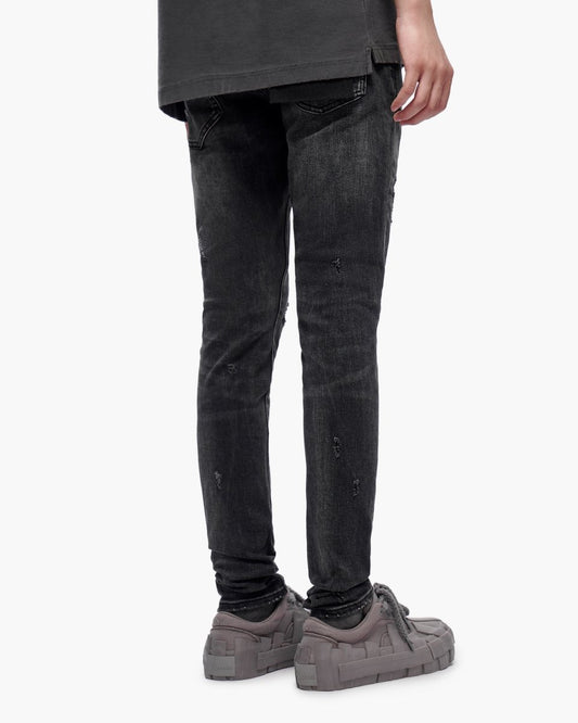 Ilyas Charcoal Skinny Jeans - Valabasas