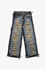 Imperior Baggy Jean Blue / Black Wash
