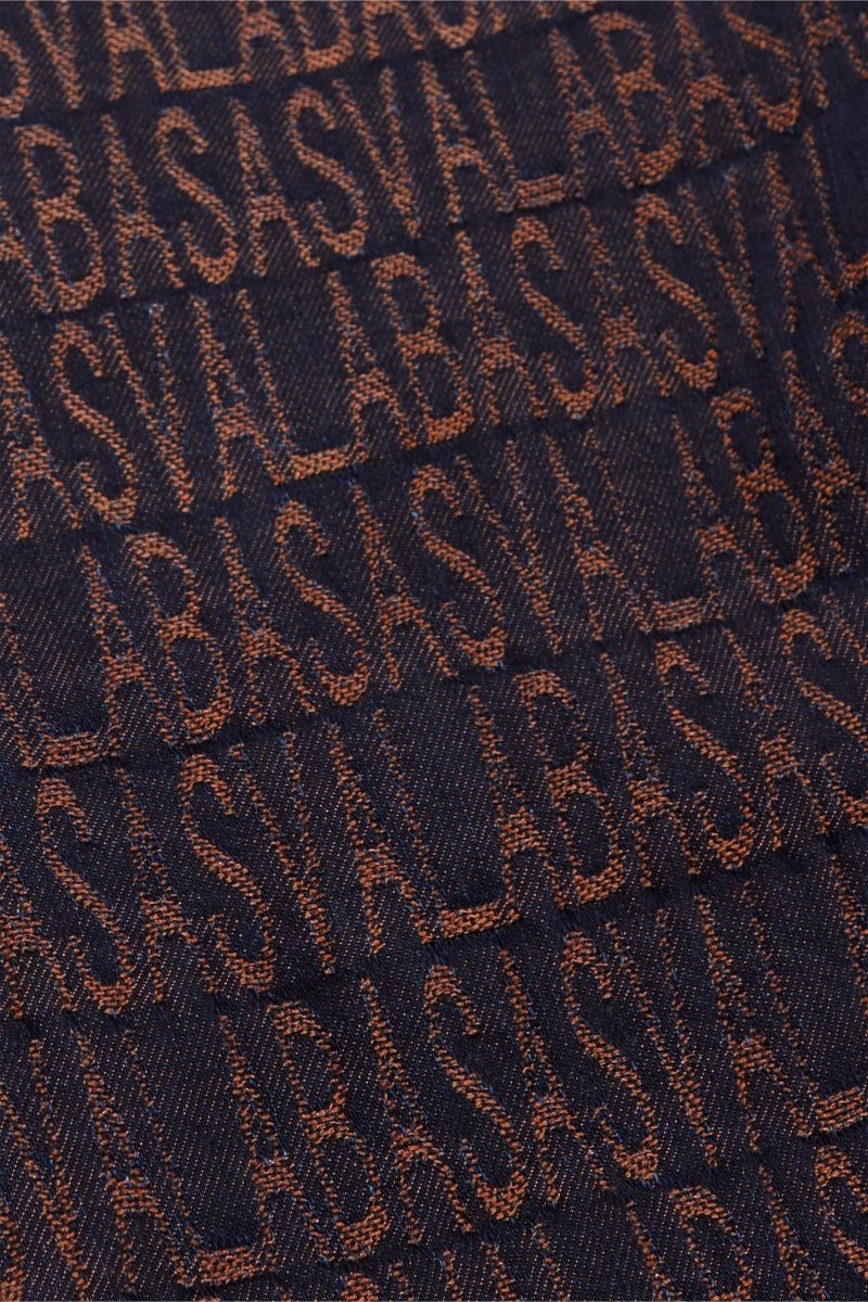 "IMPRINT” STACKED FLARE JEAN BLACK ORANGE - Valabasas