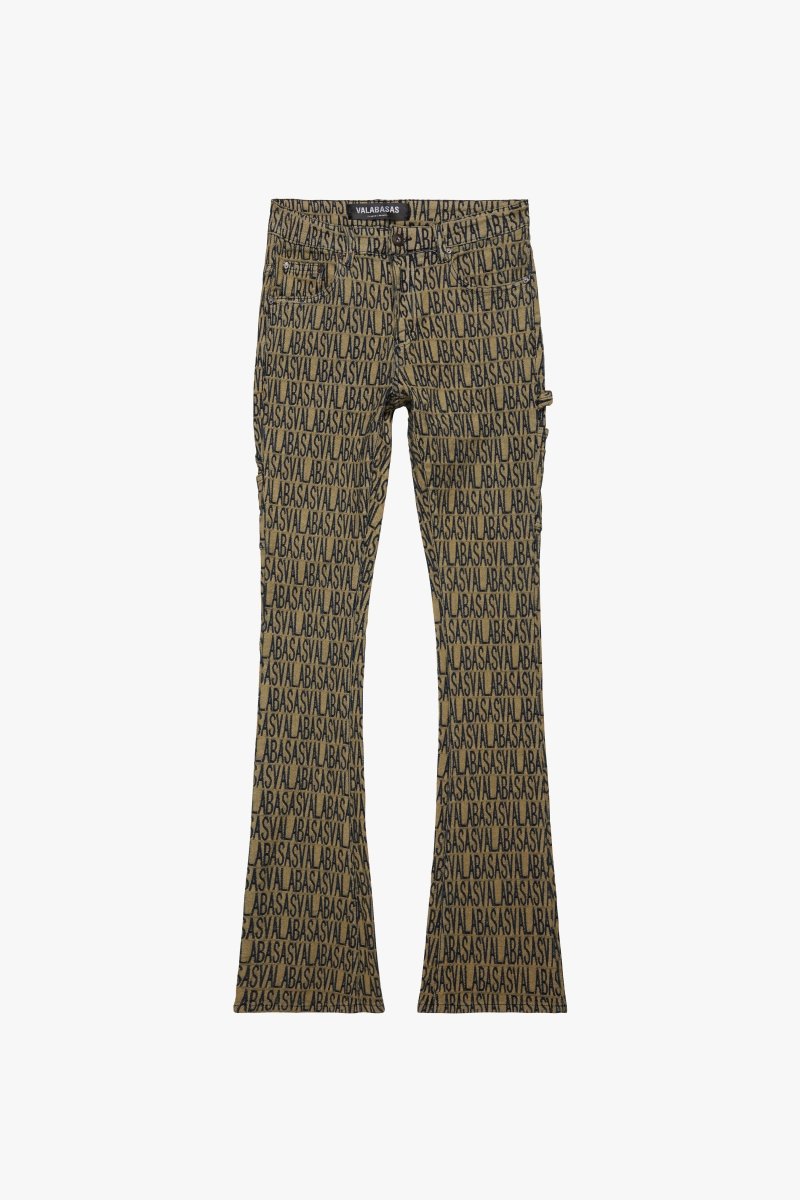 "IMPRINT" STACKED FLARE JEAN DIRTY VINTAGE WASH - Valabasas