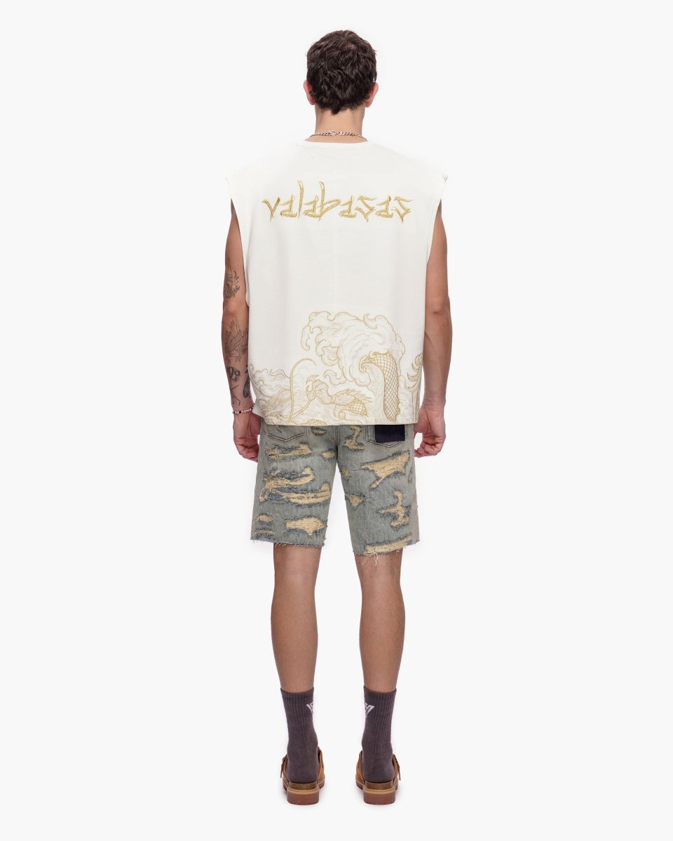 Incise Shorts Vintage Wash - Valabasas