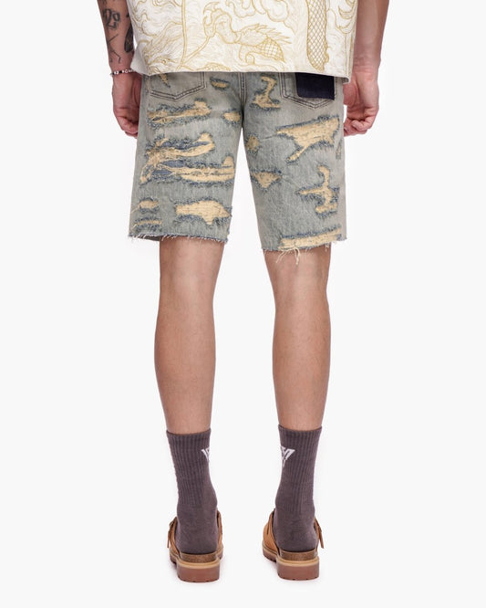 Incise Shorts Vintage Wash - Valabasas