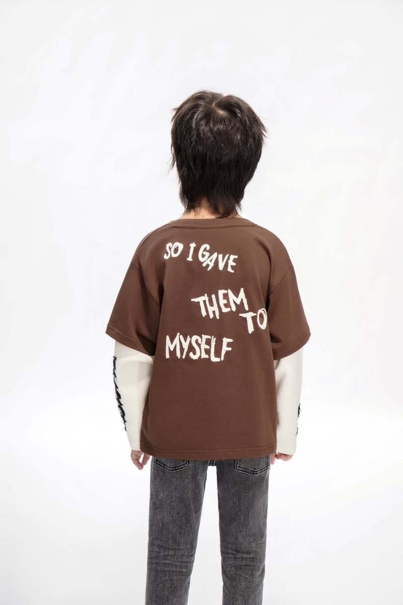 Inheritance Kids Brown Tee - Valabasas
