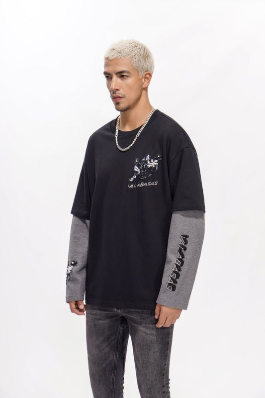 Inheritance Layered Tee Black - Valabasas