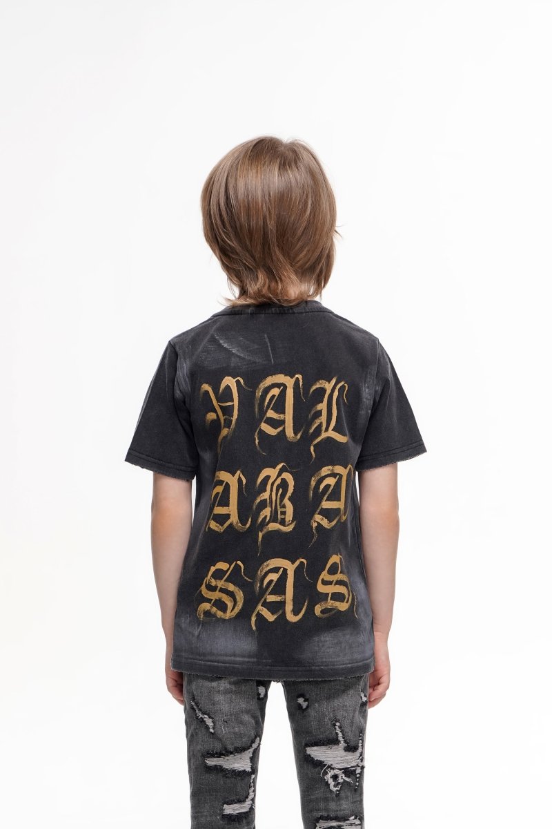 Inked Elegance Kids Tee Black - Valabasas