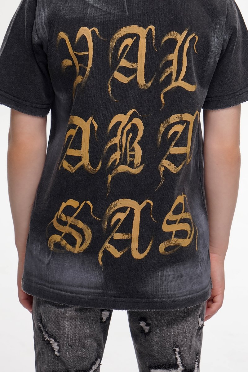 Inked Elegance Kids Tee Black - Valabasas