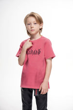 Inked Elegance Kids Tee Vintage Red