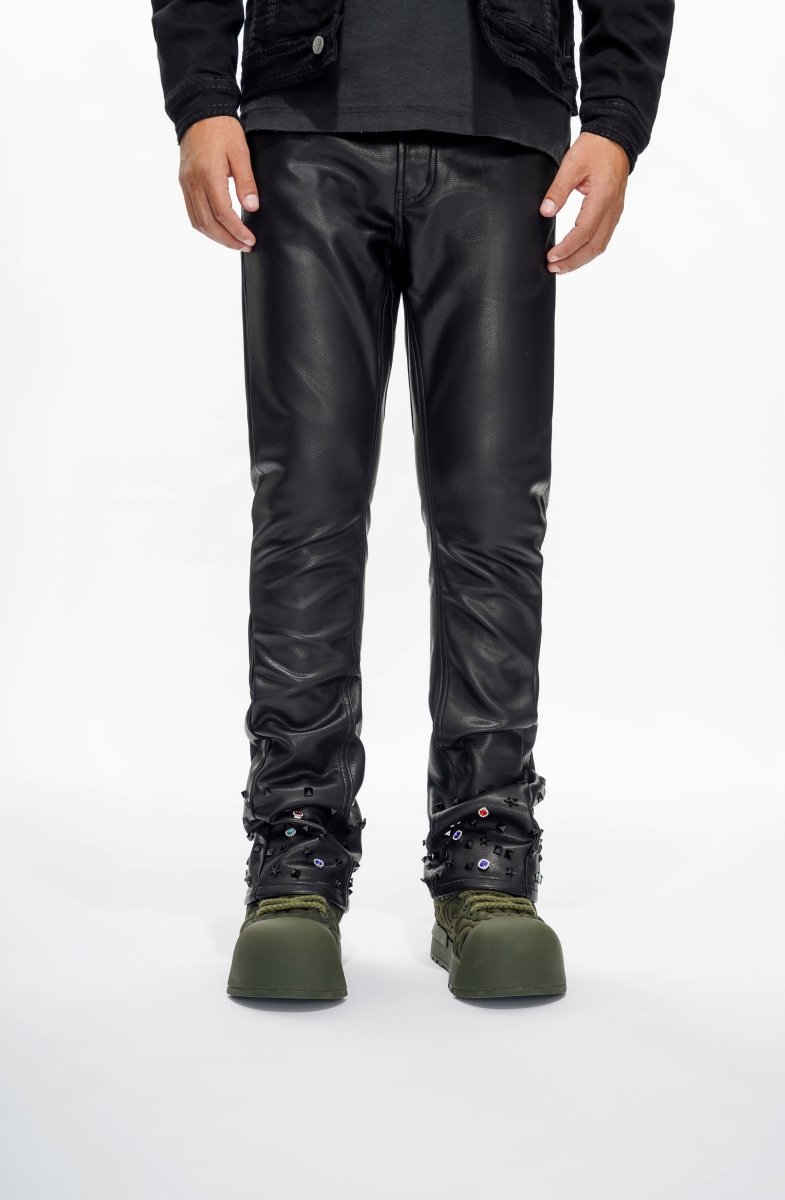 Ion Black Leather Stacked - Valabasas