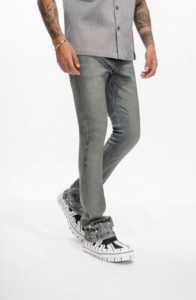 Ion Dk. Dirty Blue Waxed Stacked – Valabasas