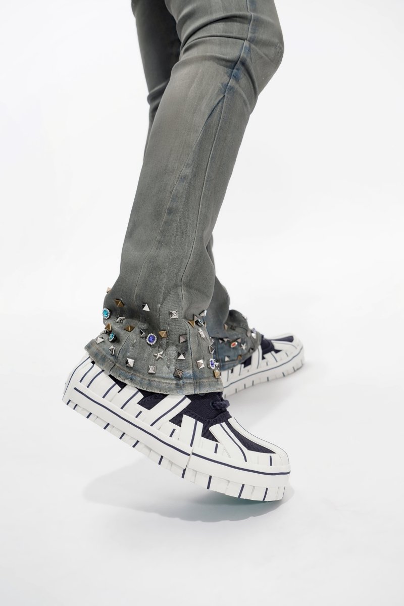 Ion Dk. Dirty Blue Waxed Stacked - Valabasas