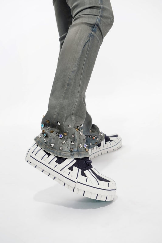 Ion Dk. Dirty Blue Waxed Stacked - Valabasas