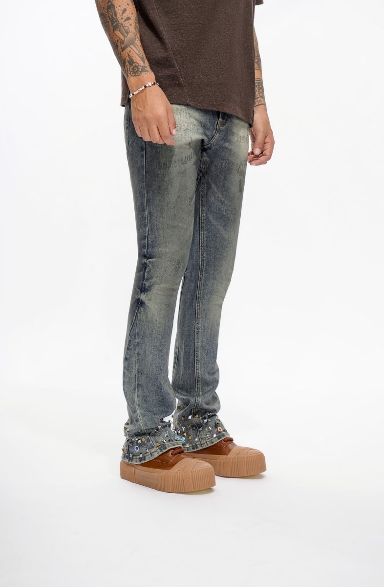 Ion Dt. Blue Wash Waxed Stacked – Valabasas