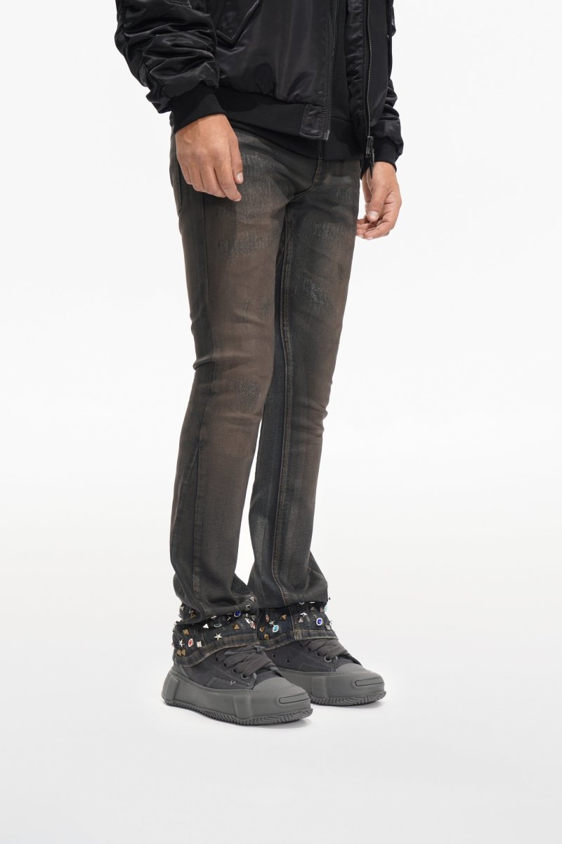 Ion Dt. Vintage Grey Waxed Stacked - Valabasas