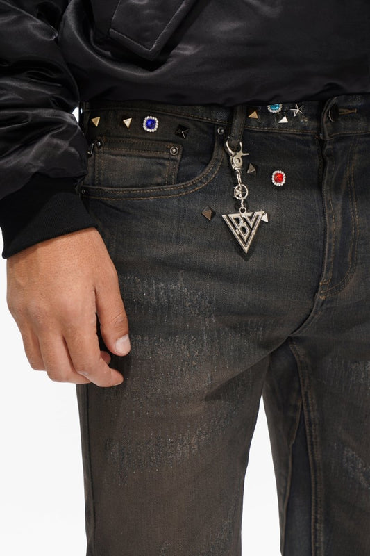 Ion Dt. Vintage Grey Waxed Stacked - Valabasas