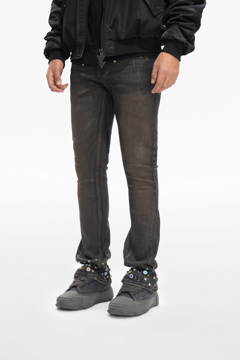 Ion Dt. Vintage Grey Waxed Stacked - Valabasas