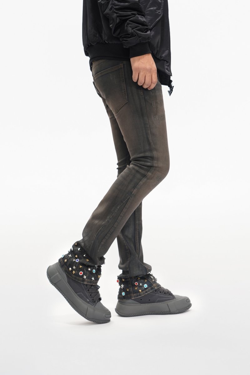 Ion Dt. Vintage Grey Waxed Stacked - Valabasas