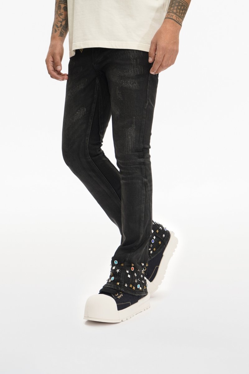Ion Grey Washed Waxed Stacked - Valabasas