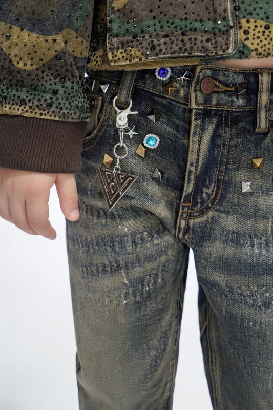 Ion Kids Vt. Wash Waxed Stacked Jeans - Valabasas