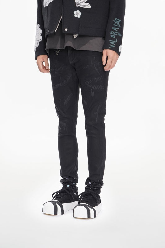 Ionic Black Waxed Slim - Valabasas