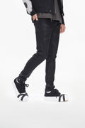 Ionic Black Waxed Skinny
