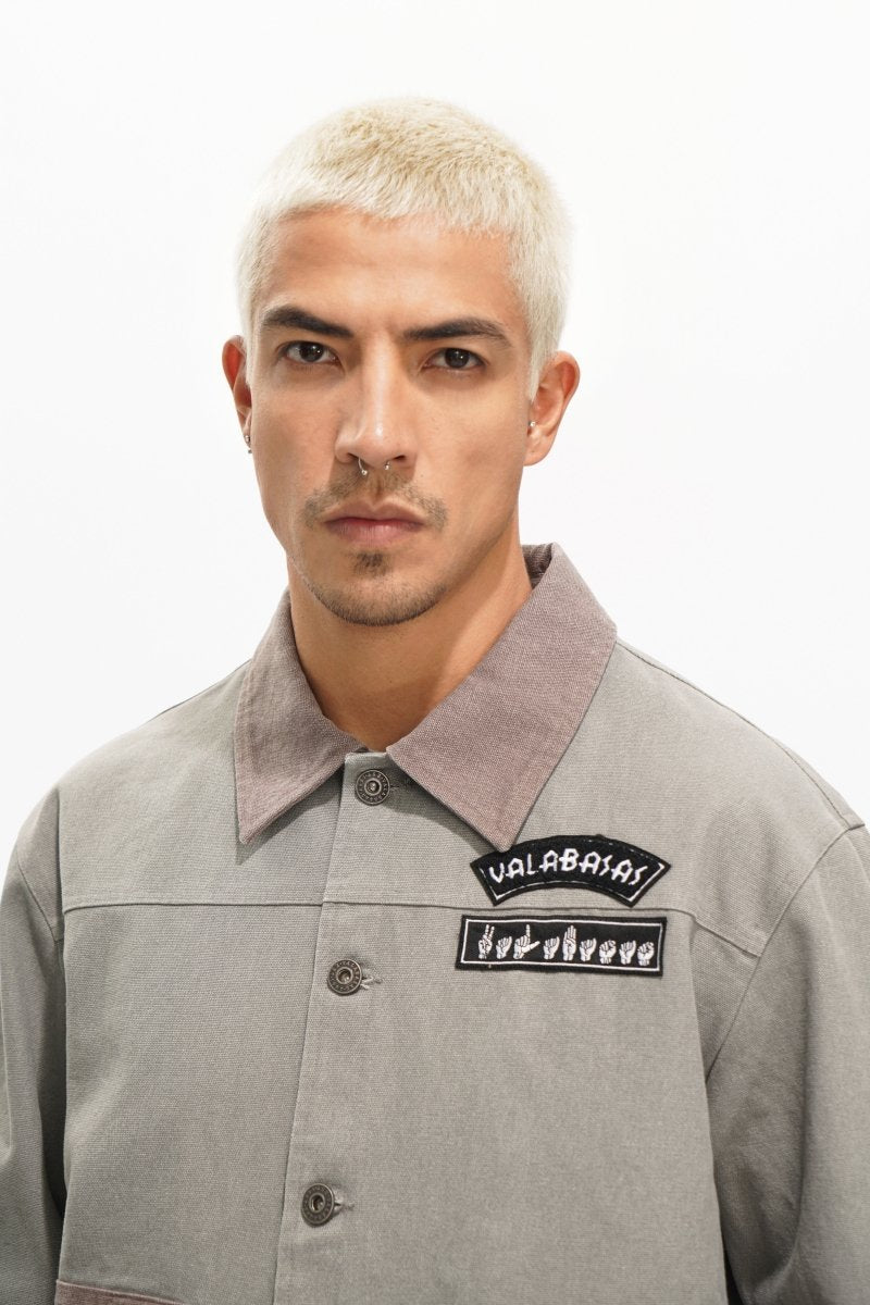 Ironwood Grey Button Down - Valabasas