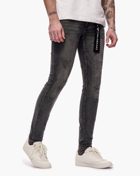 Iso Skinny Grey Wash Jeans - Valabasas