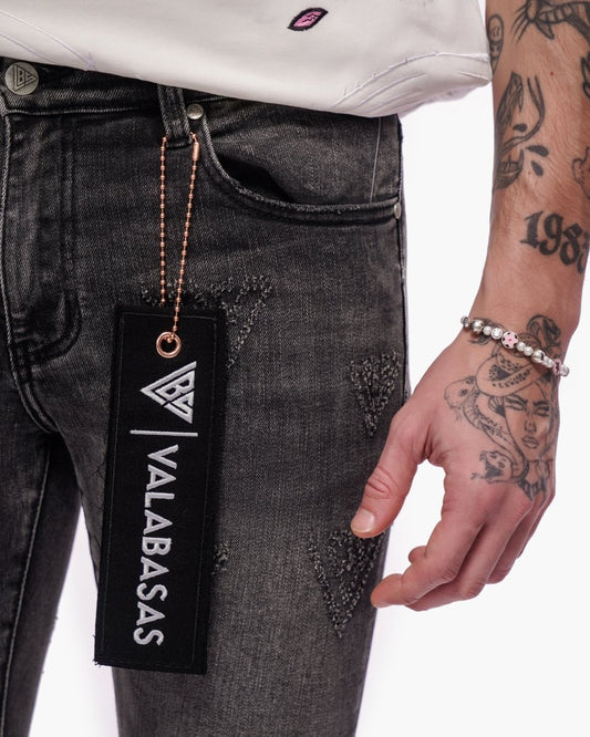 Iso Skinny Grey Wash Jeans - Valabasas