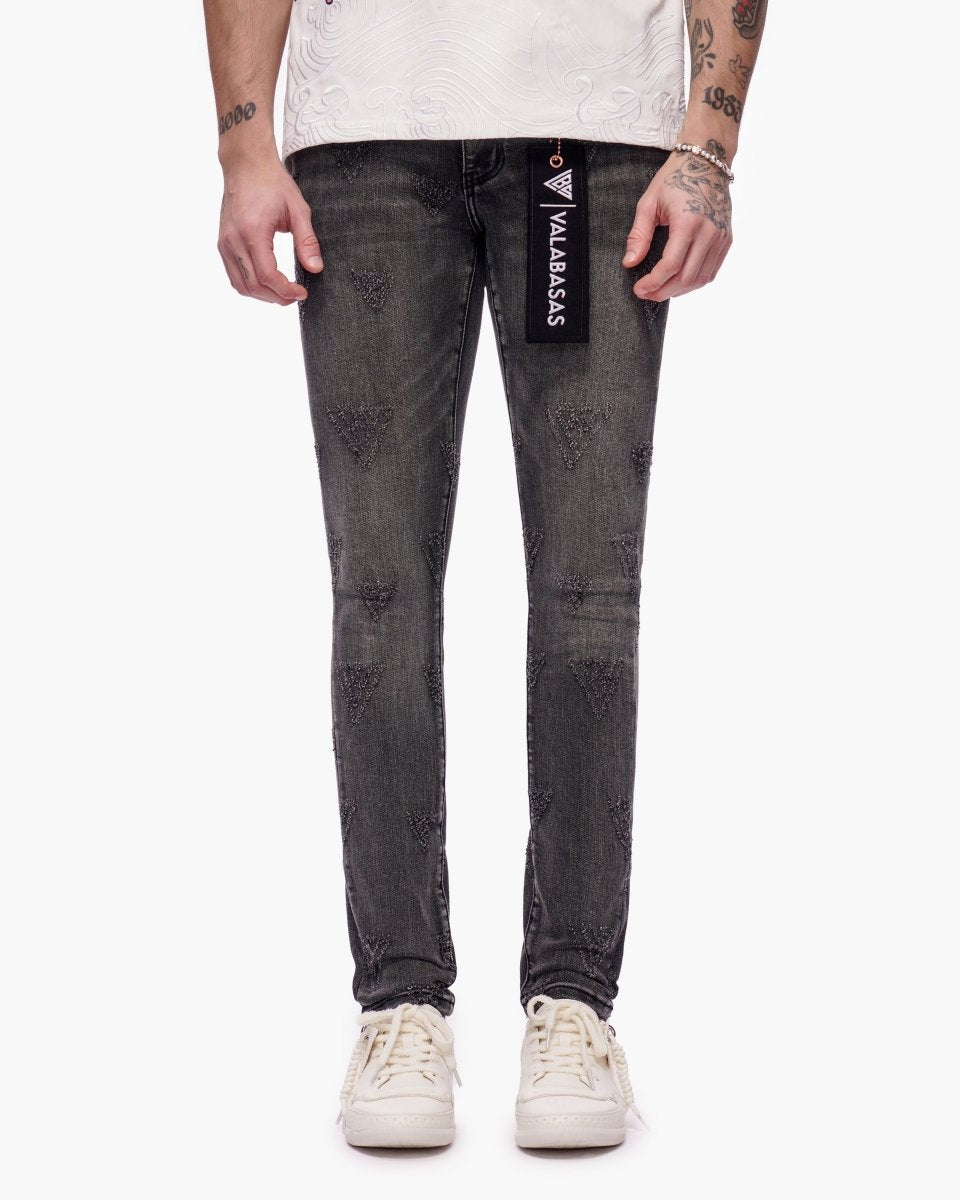 Iso Skinny Grey Wash Jeans - Valabasas