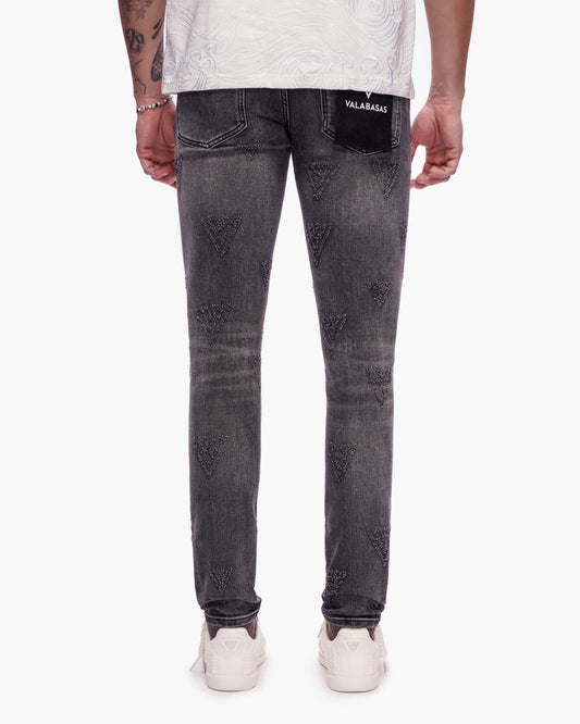 Iso Skinny Grey Wash Jeans - Valabasas