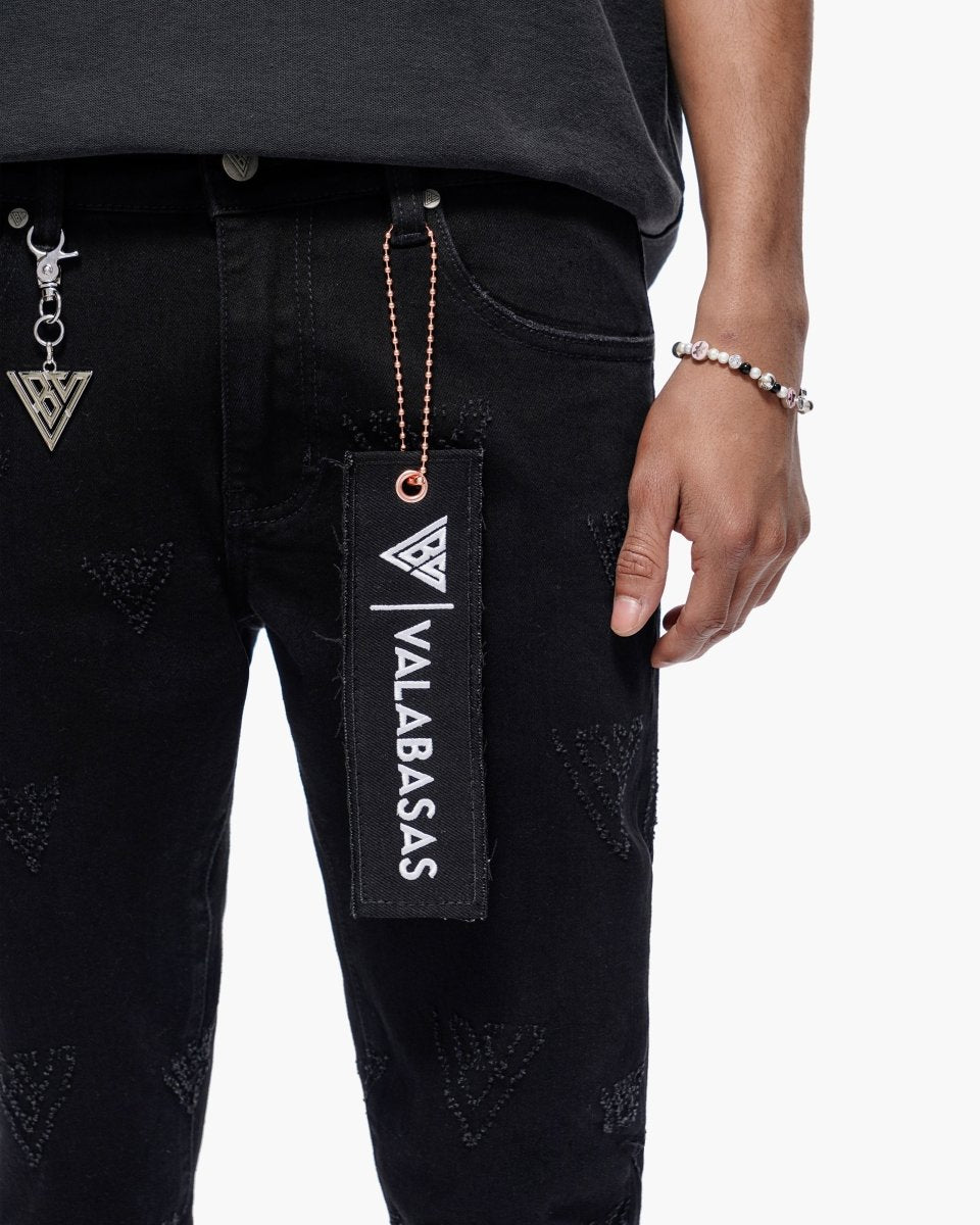 Iso Skinny Jet Black Jeans – Valabasas