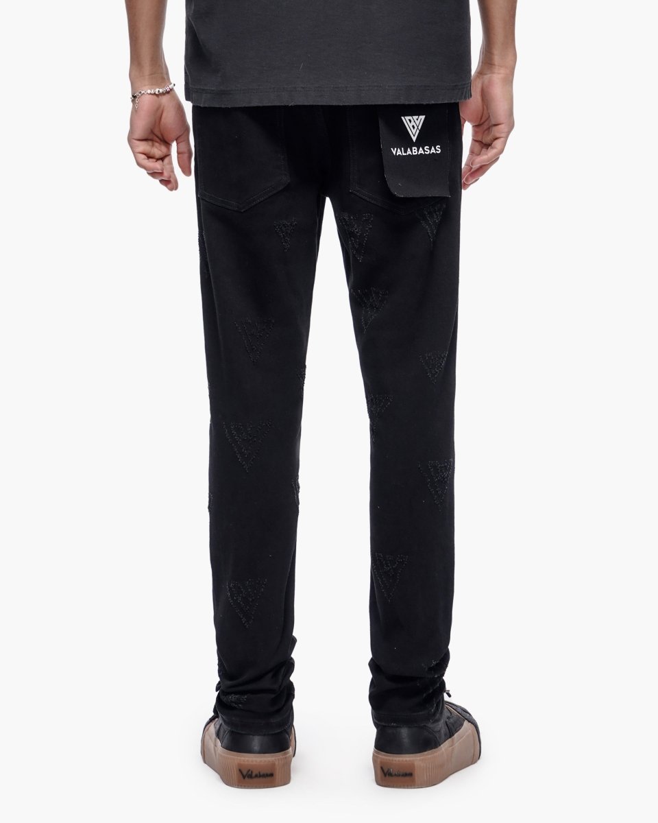 Iso Skinny Jet Black Jeans - Valabasas