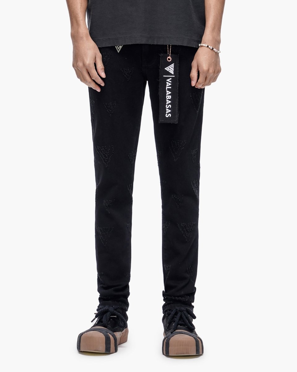 Iso Skinny Jet Black Jeans - Valabasas
