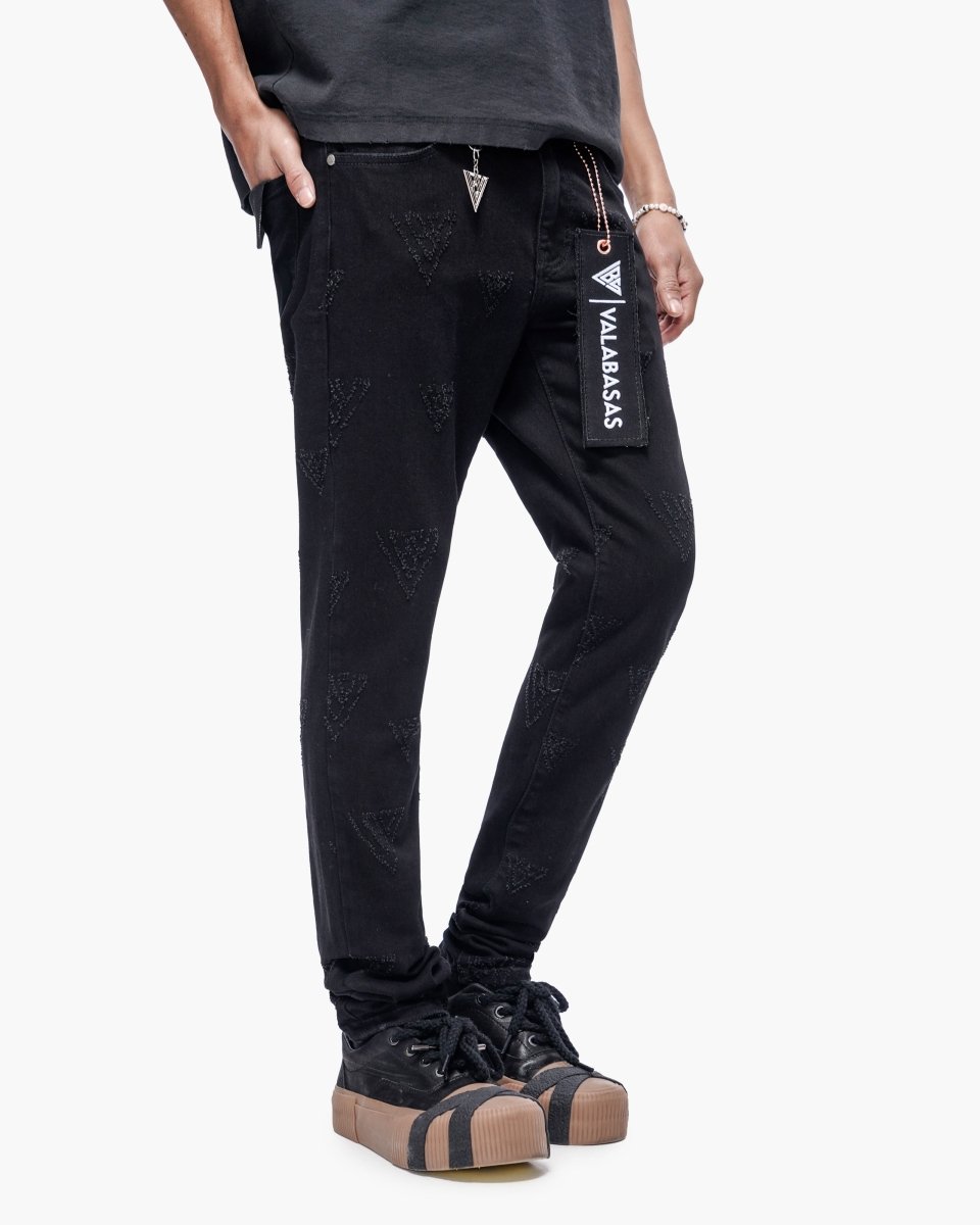 Iso Skinny Jet Black Jeans - Valabasas