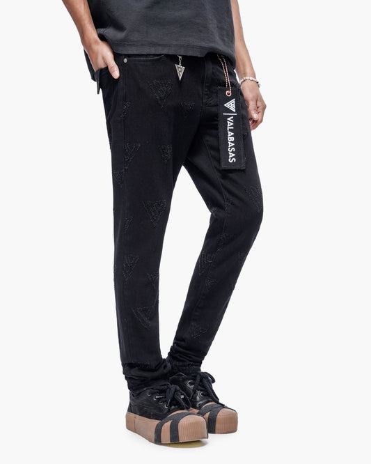 Iso Skinny Jet Black Jeans - Valabasas