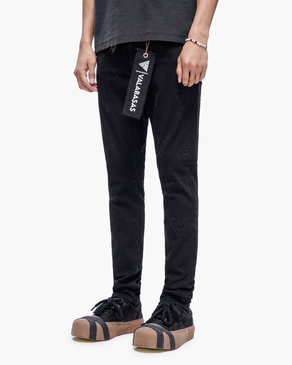 Iso Skinny Jet Black Jeans - Valabasas