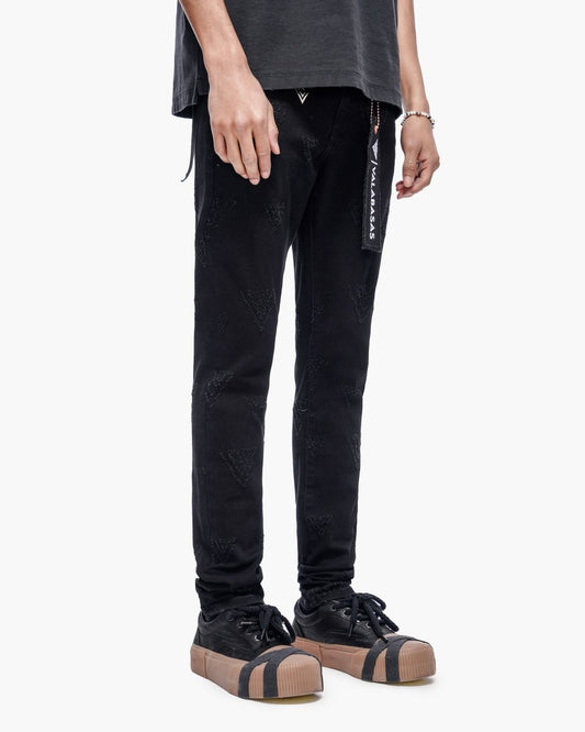 Iso Skinny Jet Black Jeans - Valabasas