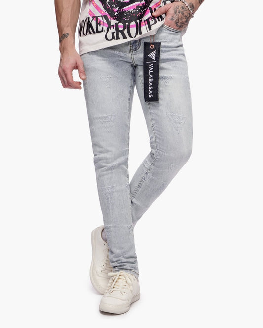 Iso Skinny Light Blue Wash Jean - Valabasas