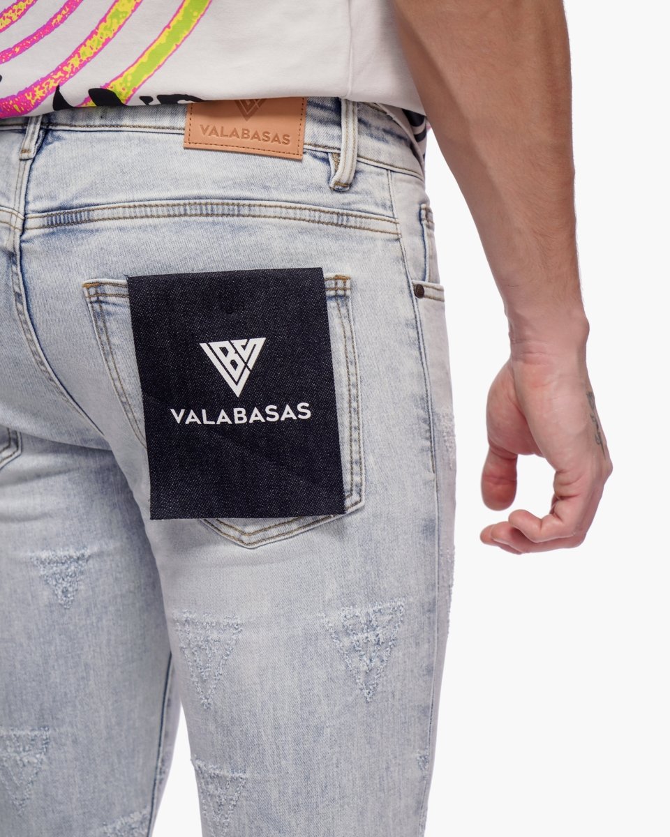 パンツ VALABASAS29inch Iso Skinny Light Blue Wash Jean – Valabasas