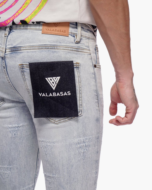 Iso Skinny Light Blue Wash Jean - Valabasas