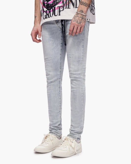 Iso Skinny Light Blue Wash Jean - Valabasas