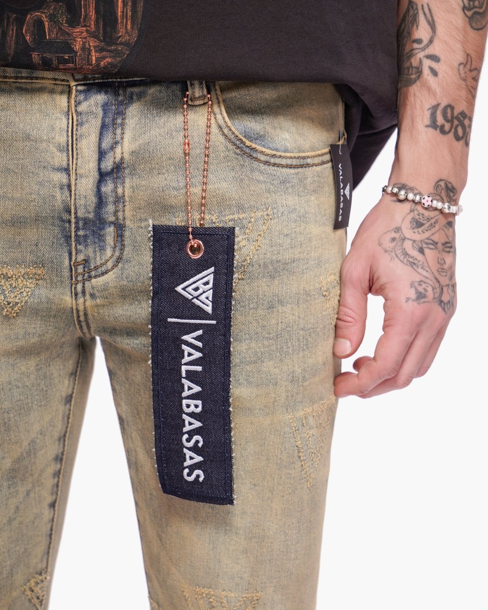 Iso Skinny Vintage Wash Jean - Valabasas