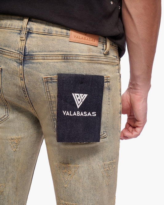 Iso Skinny Vintage Wash Jean - Valabasas