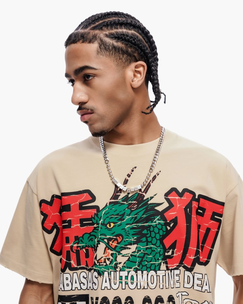Japanese Motors Tee Beige - Valabasas